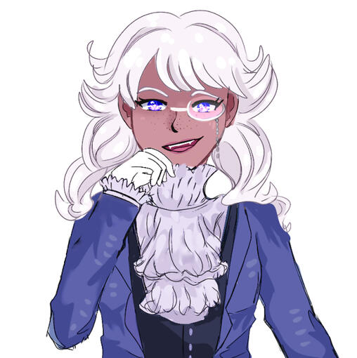 Color bust-up portrait example