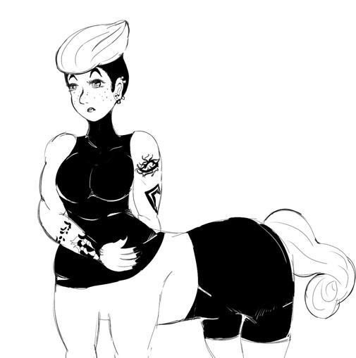 Line-art full/most body example